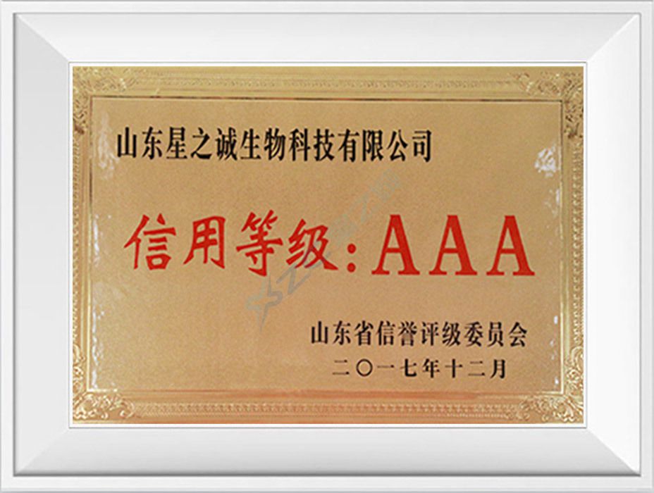 信用等级AAA