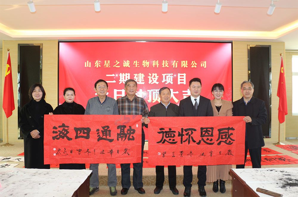 热烈祝贺山东星之诚二期工程，金日封顶！(图3)